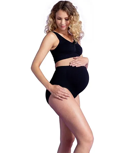 Carriwell Seamless Light Support Maternity Brief- Black