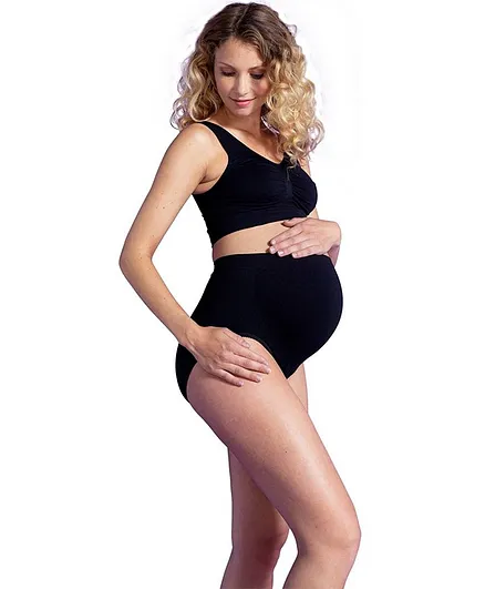 Carriwell Seamless Light Support Maternity Brief- Black