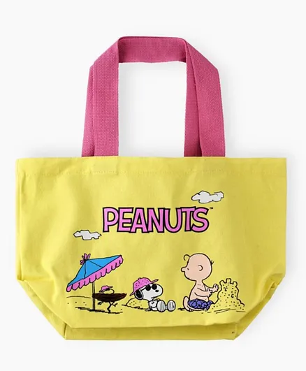 UrbanHaul X Peanuts Snoopy Girls Beach Bag -Yellow