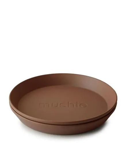 Mushie Dinner Plate Round Caramel - 2 pieces