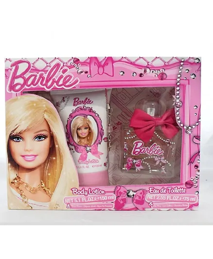 Barbie Set Edt 75 ml + Body Lotion + Charm - Pink