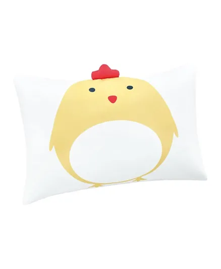PAN Home Baby Bird Pillowcase - Yellow