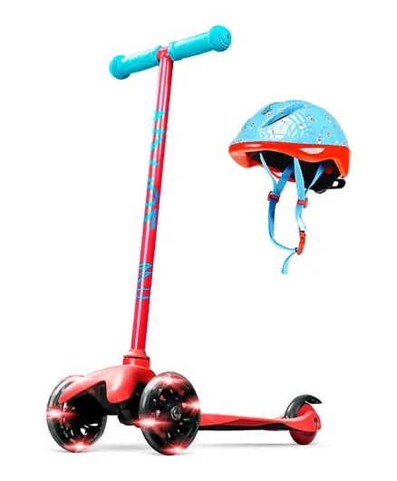 Madd Gear Zycom Zipper Scooter and Helmet - Red/Blue