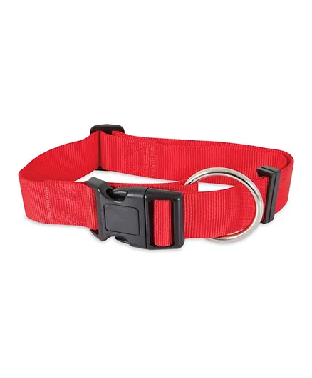 Aspen Pet Products Nylon Adjustable Collar - Red