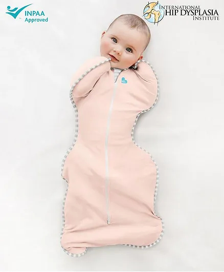 Love to Dream Stage 1 Swaddle UP Lite 0.2 TOG Medium - Light Pink