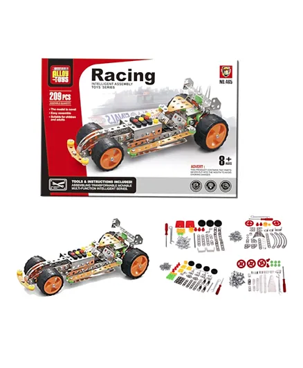 HTM 465 Assembled Racing Car Multicolour - 209 Pieces
