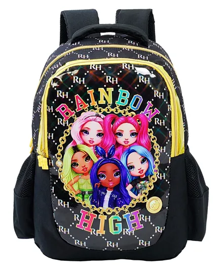 Rainbow High Backpack Black - 16 Inch