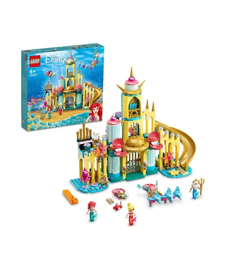LEGO Disney Ariel's Underwater Palace Building Kit 43207 - 498 Pieces
