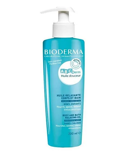 Bioderma ABCDerm Relaxing Oil - 200 ml