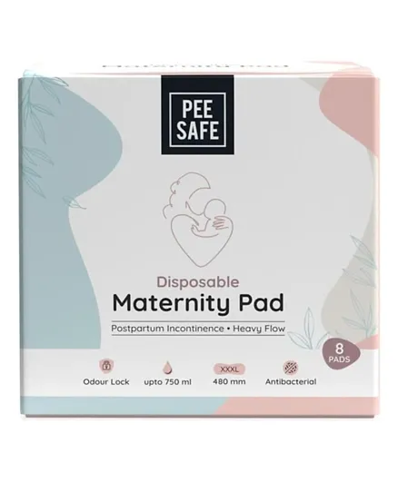 Pee Safe Maternity Pads - Pack of 8