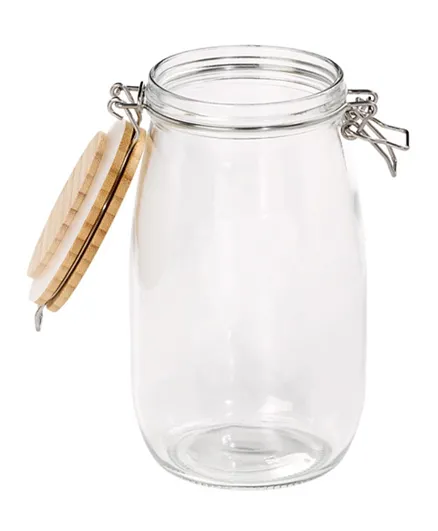 Tala Glass Jar with Bamboo Clip Top Lid - 1.2L