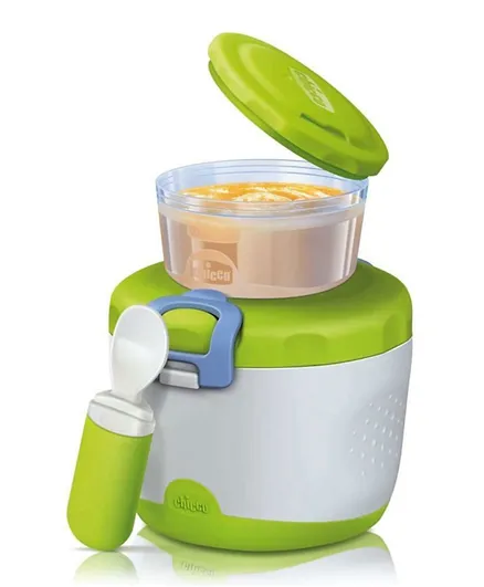 Chicco Thermal Food Container System - Green