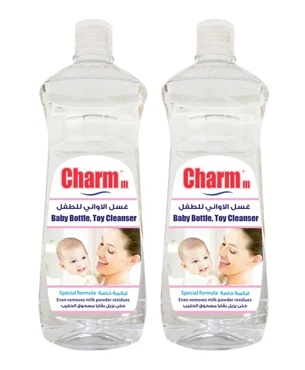 Charmm Baby Bottle and Toy Cleanser Pack Of 2 - 650 ml Each