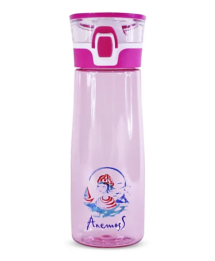 Anemoss Sailor Seagull Pattern Tritan Water Bottle - 600mL