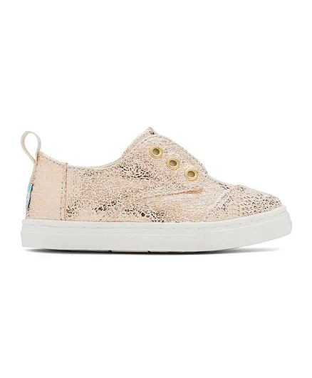 Toms Cordones Cupsole Shoes - Gold