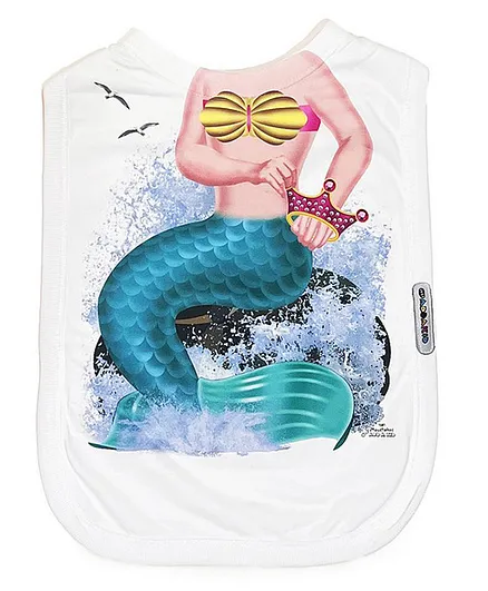 Just Add a Kid Brands Mermaid Rocks Bib