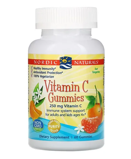 Nordic Naturals Vitamin C Dietary Supplement - 60 Gummies