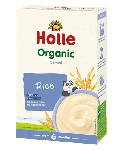 Holle Org Wholegrain Rice Cereal - 250g