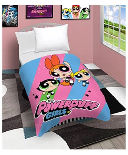Cartoon Network Power Puff Girls Super Soft Kids Rashel Blanket - Multicolor