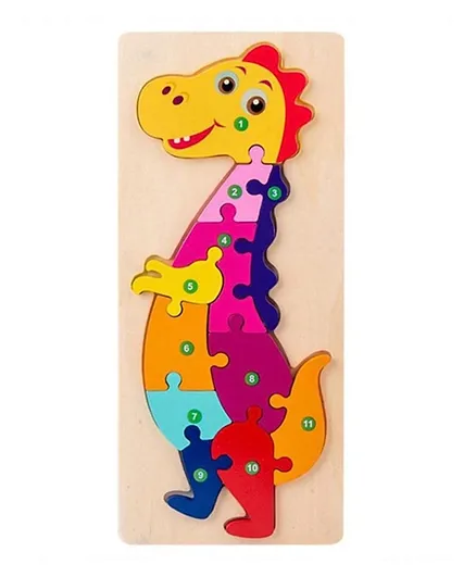 Highlands Dinosaur 3D Learning Toy Puzzle - 11 Pieces