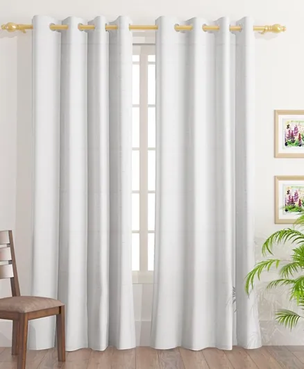 HomeBox Linear 2 Piece Sheer Curtain Pair