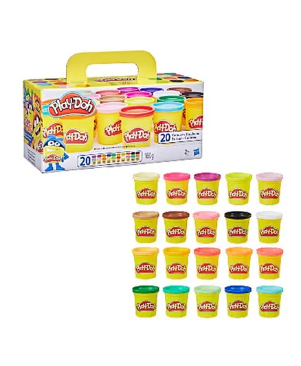 Play-Doh Pack of 20 Super Color Cans - 1680g