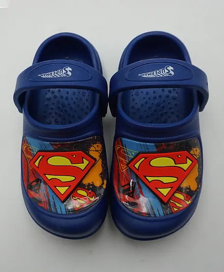 R&B Kids Superman Clogs - Blue