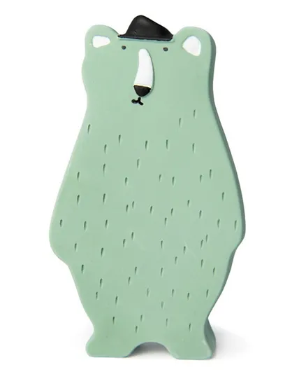 Trixie Mr Polar Bear Natural Rubber Teether Toy - Blue