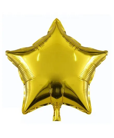 Amscan Star Foil Balloon - Gold