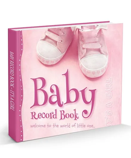 Baby Record Book Girl - English