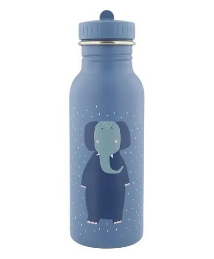 Trixie Mrs Elephant Stainless Steel Water Bottle Blue - 500mL