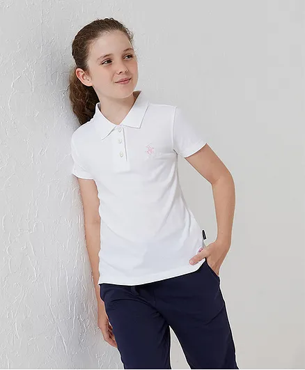 Beverly Hills Polo Club Short Sleeves Tee - White