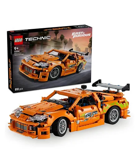 LEGO Technic Fast and Furious Toyota Supra MK4 Toy Car Model Kit 42204 ...