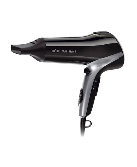 Braun Satin Hair Dryer Multi voltage with Ionic Function & Diffuser