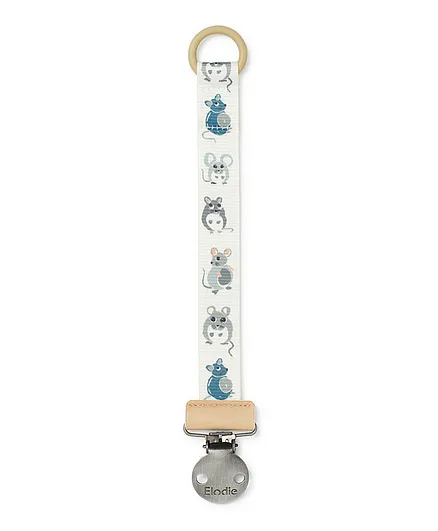 Elodie Pacifier Clip - Forest Mouse