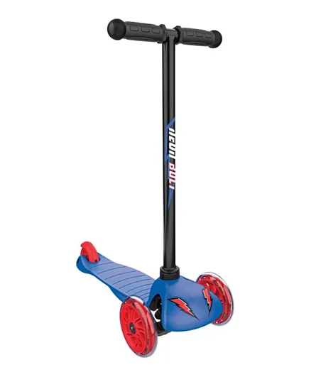 Neon Bolt 3 Wheel Scooter - Blue and Red