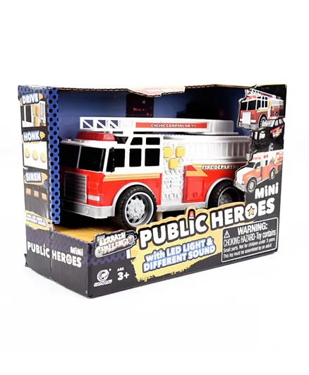 SUPERLEADER Mini Public Heros Vehicles Fire Truck