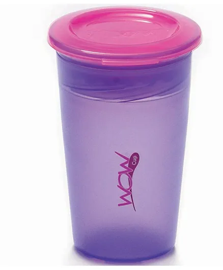 Wow Cup Purple Tumbler with Freshness Lid - 225ml