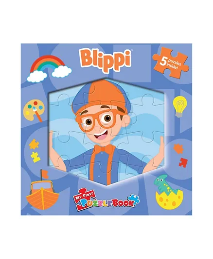 Blippi My First Puzzle Book -English
