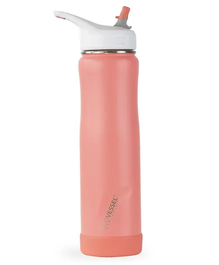 Eco Vessel Tropical Melon - Summit Stainless Steel Bottle With Drinking Nozzle - 700ml