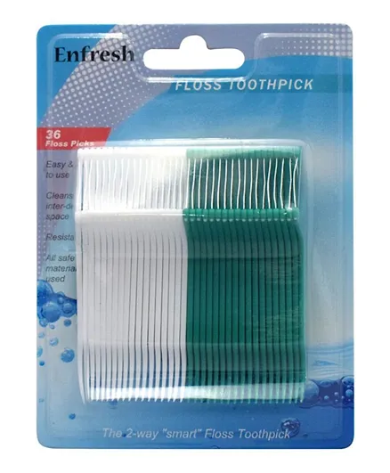Enfresh Floss Toothpicks - 36 Pieces