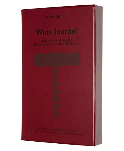 MOLESKINE Book Journal Theme Notebook with Hardcover - Wine Red