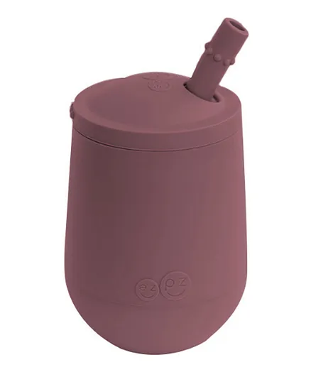 EZPZ Mini Cup & Straw Training System - Mauve