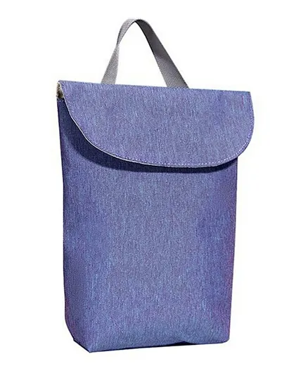 حقيبة تنظيم الحفاضات من صانفينو للاستخدام الرطب والجاف - أزرق فاتح