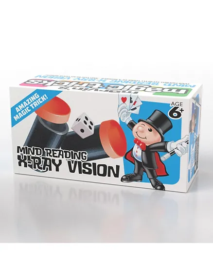 Marvin's Magic Mind Reading X-Ray Vision Activity Kit for Ages 6+, 13x6.5x5cm Magic Trick Set