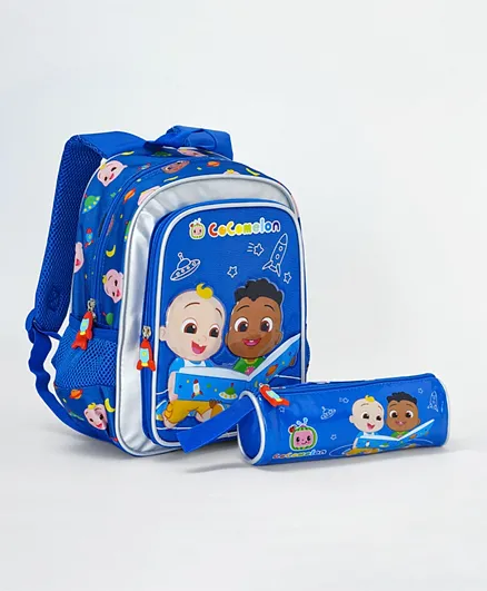 Cocomelon Printed School Bag & Pencil Case Set - 12 Inch