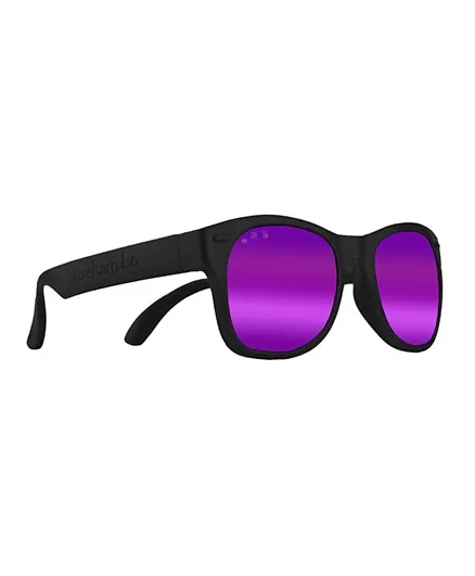 نظارات روشامبو  بيولير درجات الأسود   - ارجواني عاكس