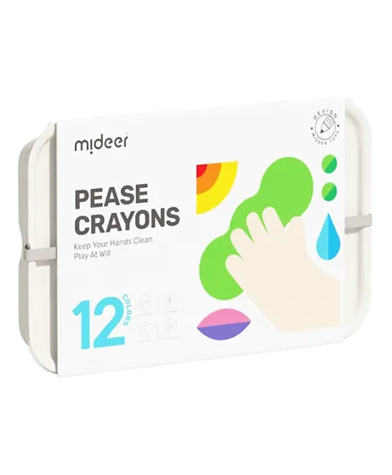 Mideer Pease Crayons - 12 Colors