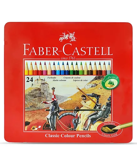 Faber Castell Classic Colour Pencils - Pack of 24