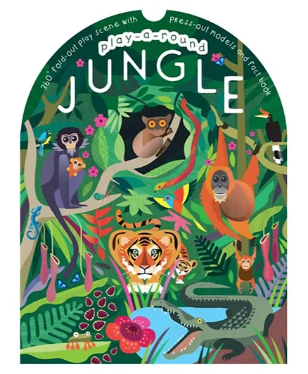 Play-a-round Jungle Carousel Book and Models - 16 Pages